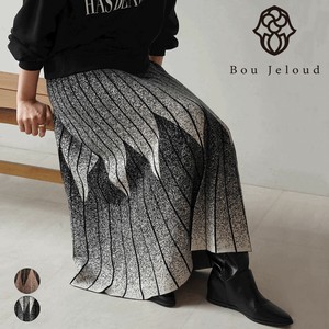 Skirt Gradation Knit Skirt
