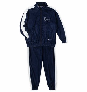 KARL KANI 大きいサイズ メンズ ベロアセット ネイビー  3L 4L 5L 6L 8L