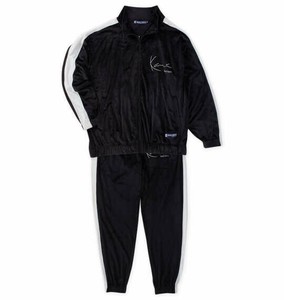 KARL KANI 大きいサイズ メンズ ベロアセット ブラック  4L 5L 6L 8L