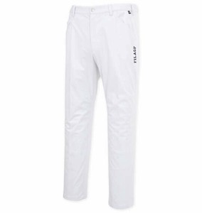 FILA GOLF ビッグサイズ メンズ 4WAYライトボンディング多機能ポケットパンツ ホワイト