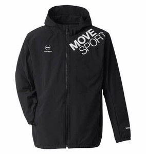 MOVESPORT ビッグサイズ メンズ AIRY TRANSFER TOUGHフルジップフーディーブラック  3L 4L 5L 6L