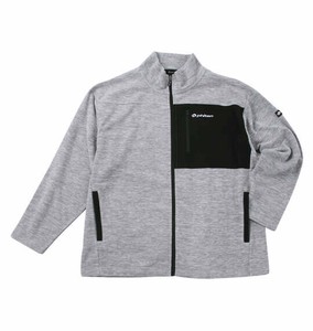 Phiten ビッグサイズ メンズ 流し杢フリースジャケットグレー  3L 4L 5L 6L 8L