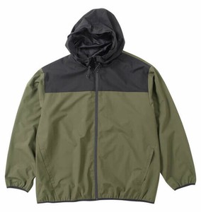 Mc.S.P ビッグサイズ メンズ 撥水防風ウインドブレーカージャケットカーキ  3L 4L 5L 6L 7L 8L