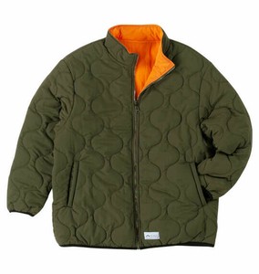 RUSTY ビッグサイズ メンズ 撥水リバーシブルジャケット カーキ×オレンジ  4L 6L