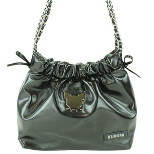 Shoulder Bag Metallic Shoulder Bag Drawstring Bag Sanrio Characters KUROMI