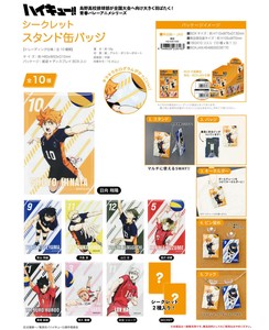 Hobby Item Secret Can Badge Stand Haikyu!!