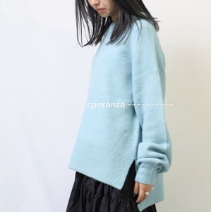 【WEB限定特別価格】天竺ボックスシルエット　ニット　ゆったりサイズ