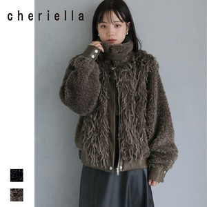 夹克 短款夹克 绒毛/蓬松毛绒 皮草 cheriella