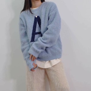 Sweater/Knitwear Alphabet black Green