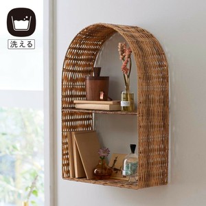 【新入荷】壁にもかけられる飾り棚／洗える 壁面収納