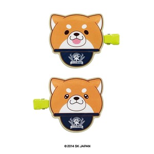忠犬もちしば 前髪クリップ（おかかフェイス）