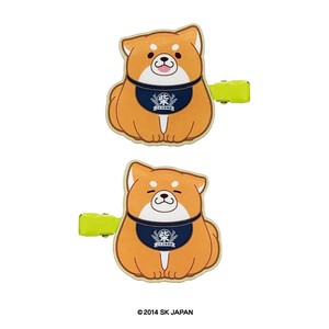 忠犬もちしば 前髪クリップ（おかかおすわり）
