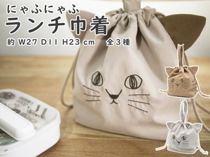 便当袋 束口袋 猫