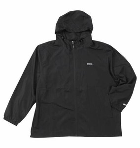 OUTDOOR PRODUCTS ビッグサイズ メンズ フルダルタフタ裏メッシュウインドブレーカー ブラック
