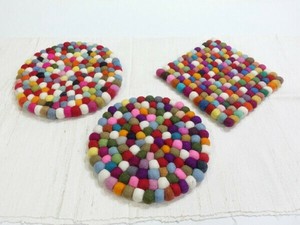 Coaster Pot Mat L size 17 ~ 20cm 1.5cm