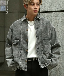 [SIDEWAYSTANCE] Jacket Pocket Denim Blouson