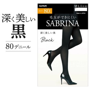 SABRINA（サブリナ）/【ブラック】80デニールタイツ
