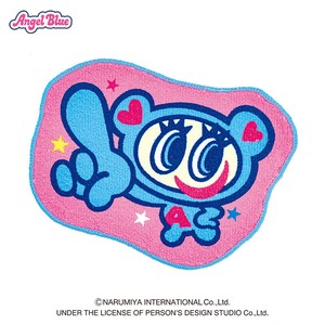 ダイカットミニタオル エンジェルブルー