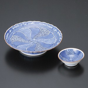 祥瑞天皿(有田焼) とん水　日本製 陶器