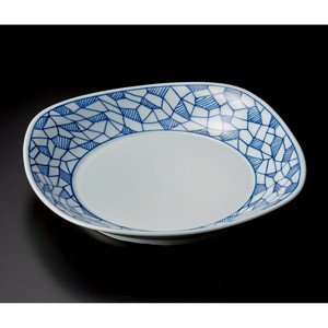 氷裂パスタプレート(有田焼)　日本製 陶器