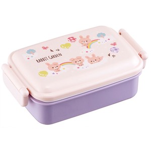 【公式】 抗菌 食洗機対応 ふわっとフタタイトランチボックス角型 【ラビットガーデン】 スケーター