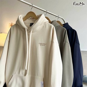【ユニセックス】 パーカー プルオーバー 裏起毛 フーディ ビッグシルエット 秋 冬  【2024AW】EH2588