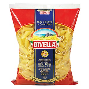 【イタリア産パスタ】#42 メッツェ ペンネ リガーテ DIVELLA ディヴェッラ