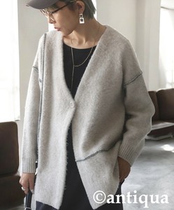 罩衫 针织罩衫 女士 新商品 开衫 antiqua 秋冬
