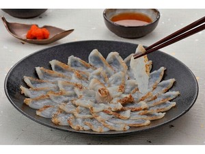 【冷凍】ふく太郎本部 山口県萩産活〆まふく炙り刺身 （3人前）