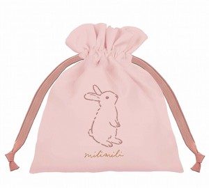化妆包 新商品 milimili 兔子 束口袋