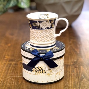 茶杯 花朵 蓝色 礼盒