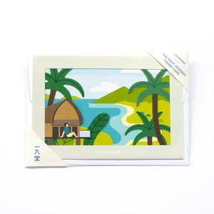 THE NEXT JOURNEY FRAME CARD <TUVALU>（日本製）ポストカード　封筒付き
