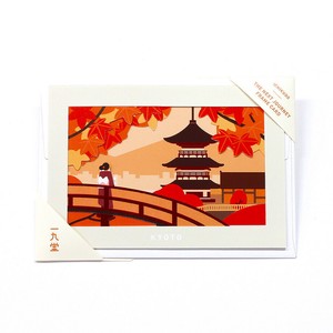 THE NEXT JOURNEY FRAME CARD <KYOTO>(KOYO)（日本製）ポストカード　封筒付き
