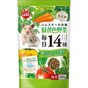 ［マルカン］ハムスターの毎日14種 緑黄色野菜 280g