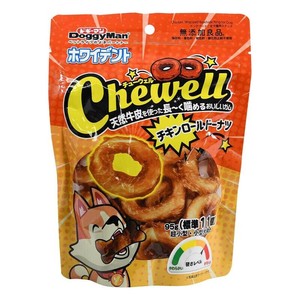 ［ドギーマンハヤシ］ホワイデント Chewell チキンロールドーナツ95g(標準11個)