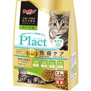 ［ペティオ］プラクト キャット ドライフード 幼猫〜成猫用 カツオ味 1.2kg