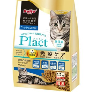 ［ペティオ］プラクト キャット ドライフード 幼猫〜成猫用 フィッシュミックス味 1.2kg