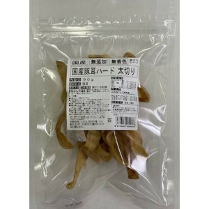 ［マルジョー＆ウエフク］徳用 国産豚みみハード 太切り 90g