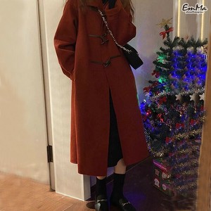 ダッフルコート トグルボタン ロングコート カジュアル 秋 冬   EH4292【2024AW】