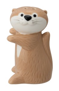 ■2025SS　新作■　カワウソ調味料入れ　ラテ ペッパー