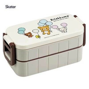 便当盒 2层 午餐盒 Rilakkuma拉拉熊/轻松熊 Skater