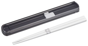 【カームカラー】引フタ箸箱セット 19.5cm　ケース付　抗菌<日本製>