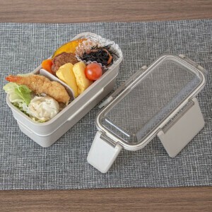 【カームカラー】弁当箱　2段 600mL　ランチボックス　 抗菌　<日本製>