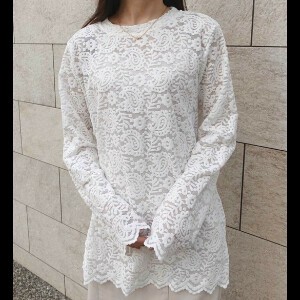 T-shirt Summer Casual Scallop Spring