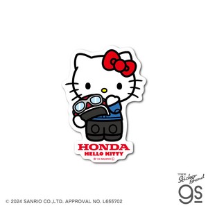 HONDA×ハローキティ ダイカットステッカー ヘルメット sanrio サンリオ キャラクター グッズ LCS1695