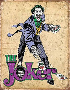 【アメリカン キャラクター】ティン サイン DC COMICS-THE JOKER DE-MS2090