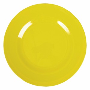 【特価品】ライス メラミンディナープレート イエロー【メラミン食器/デンマークブランド/タイ製】