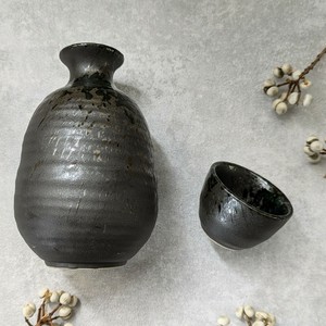 【酒器】徳利・盃　（美濃焼・日本製・陶磁器）