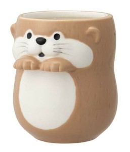 Japanese Teacup Otter Yunomi Soe-hand tea cup