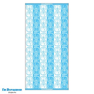 I'm doraemon ドラえもん バスタオル　無撚糸　ふわふわ